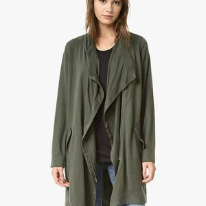 BB Dakota Dark Olive Trench Coat